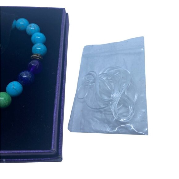 Gemstone Bracelets Rainbow Birthstone Crystal Beads Elastic 8mm 7.5 in Unisex‎ - Picture 3 of 7